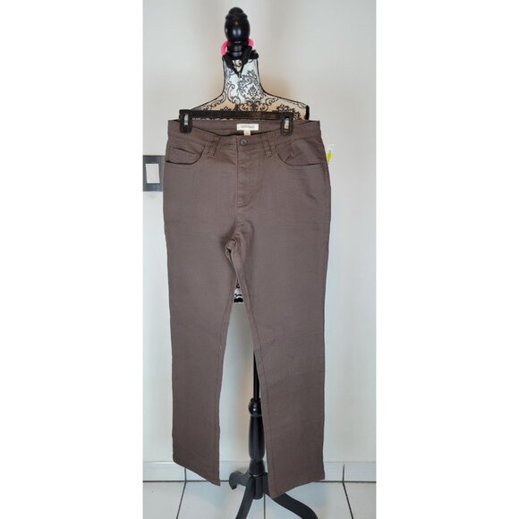 Goodthreads Pants Mens 31x34 Brown Fit 5 Pocket Chino Casual Cotton - Picture 6 of 15